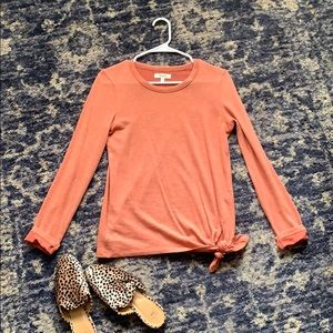 madewell side tie top